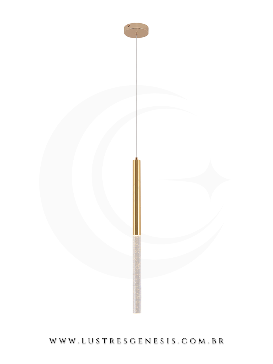 Luminaria Pendente LED Metal E Silicone 22cm 20W Bivolt 3000K 6000K, Cabeceira de Cama, Lavabo, Balcao de cozinha